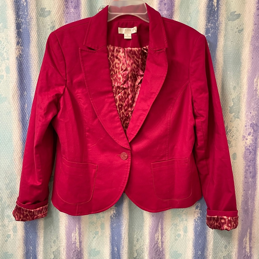 Fuschia Magenta blazer size XL
